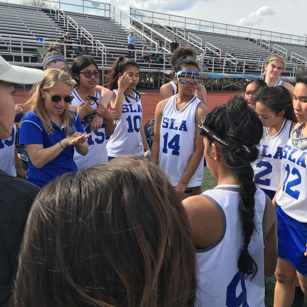 Girls Lacrosse Wins First Game Ever!