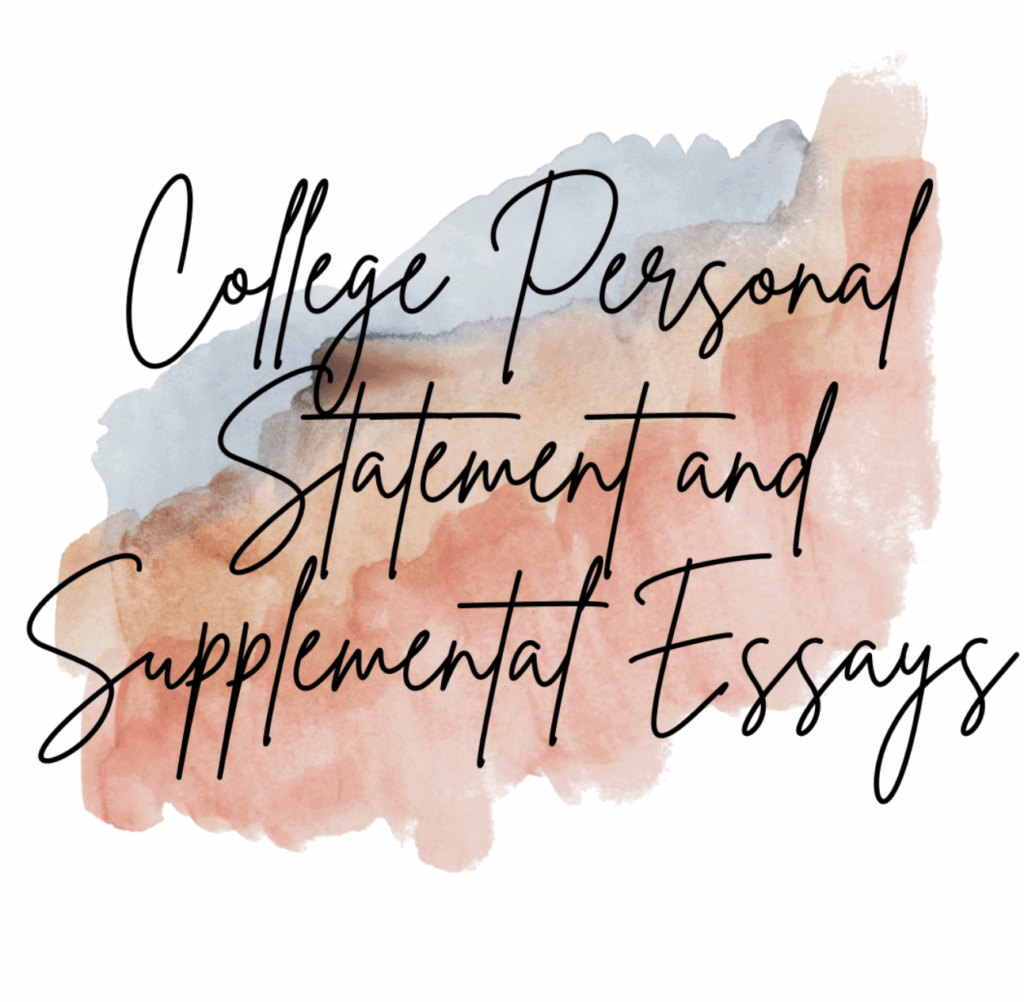 Writing your Supplemental Essays