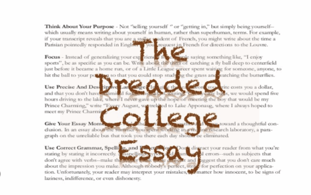 Creating Your Perfect College Essay 