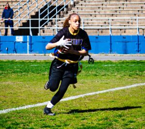 Flag Football Wins a Thriller over GW!